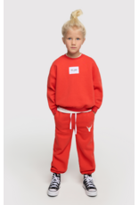 Alix mini sweater bright red label