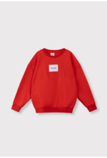 Alix mini sweater bright red label
