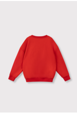 Alix mini sweater bright red label