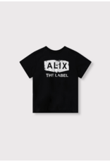 Alix mini foil logo t-shirt black