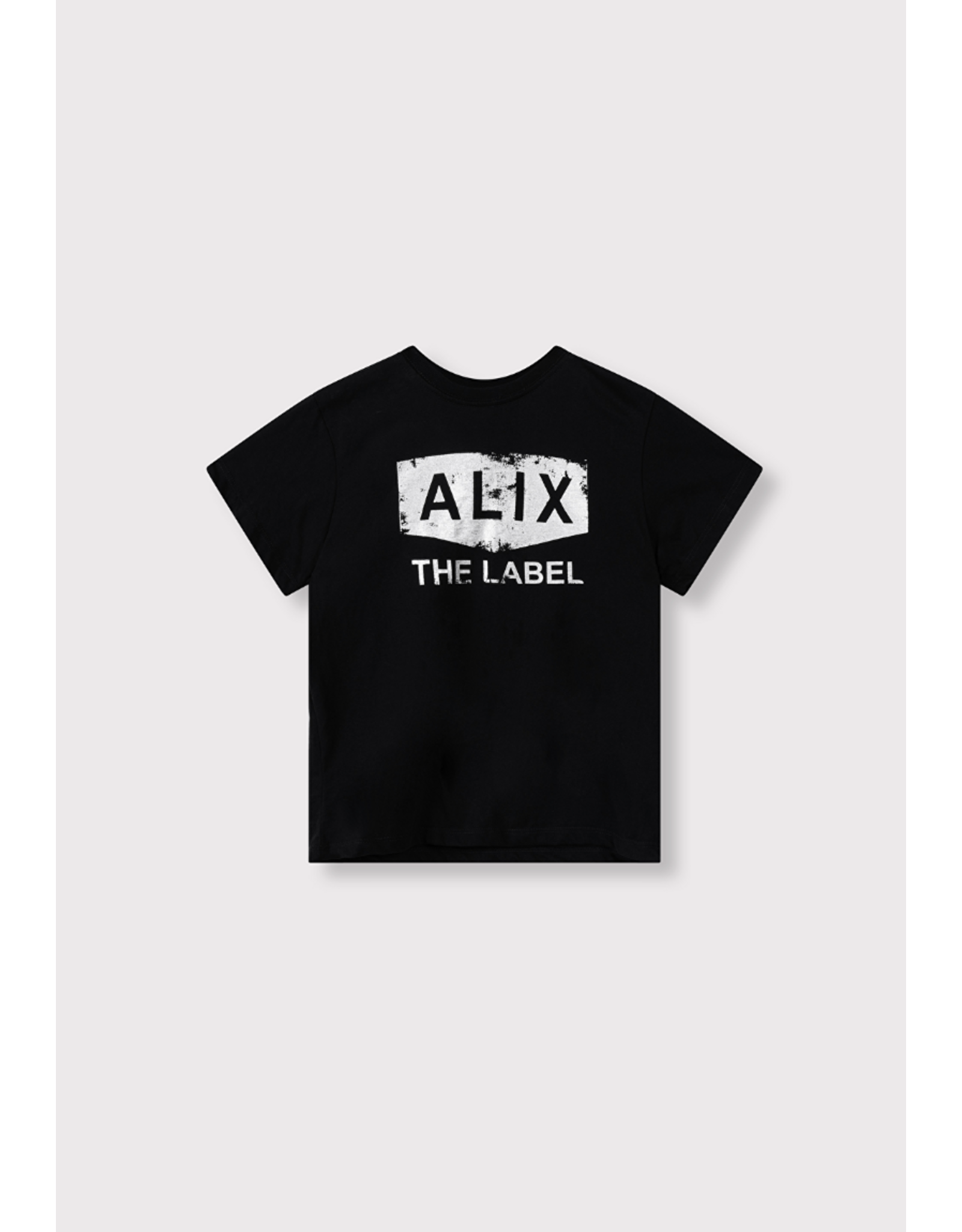 Alix mini foil logo t-shirt black