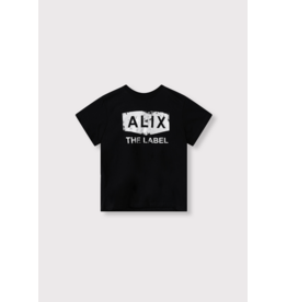Alix mini foil logo t-shirt black
