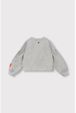 Alix mini sweater cropped grey melange