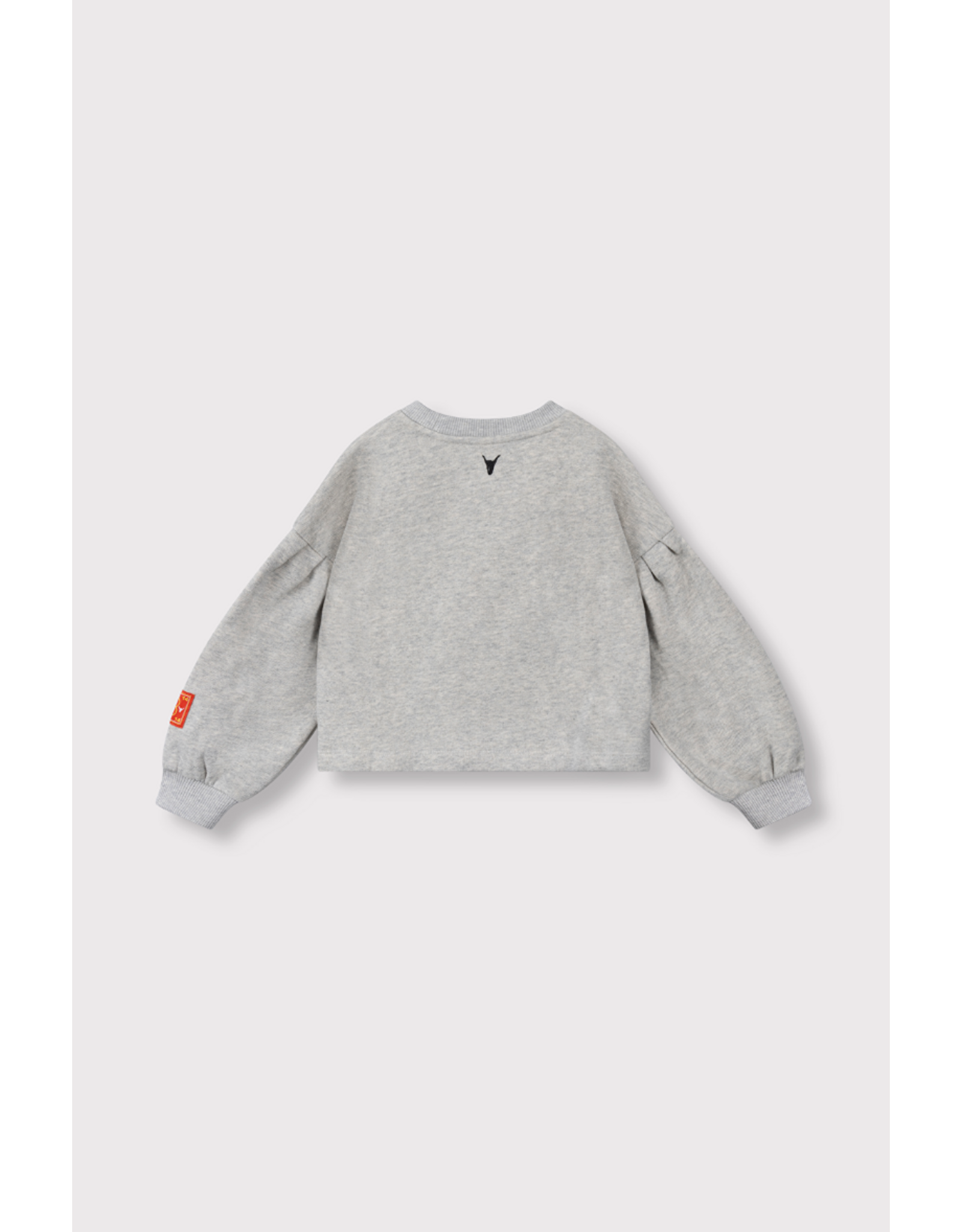 Alix mini sweater cropped grey melange