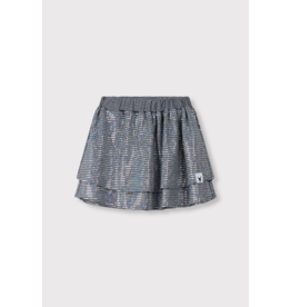 Alix mini rok glitter zilver Alix mini rok glitter zilver