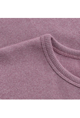 minymo t-shirt lange mouw glitter rib rose brown