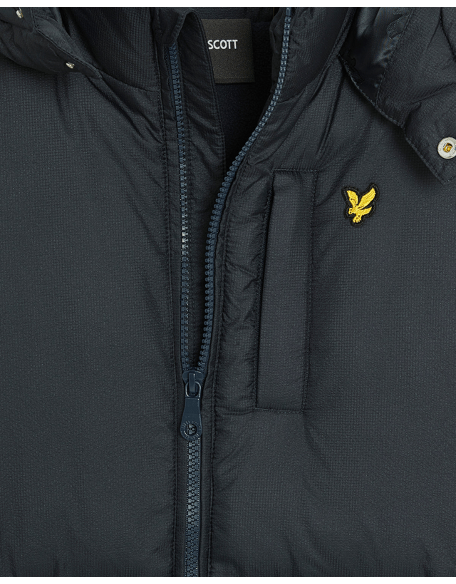 Lyle & Scott winterjas dark navy