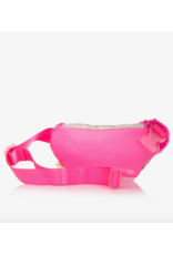 Billieblush crossbody bag ecru glitter