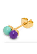 LULU Copenhagen double color ball purple mint