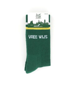 sock the city sportkousen VREE WIJS groen retro one size
