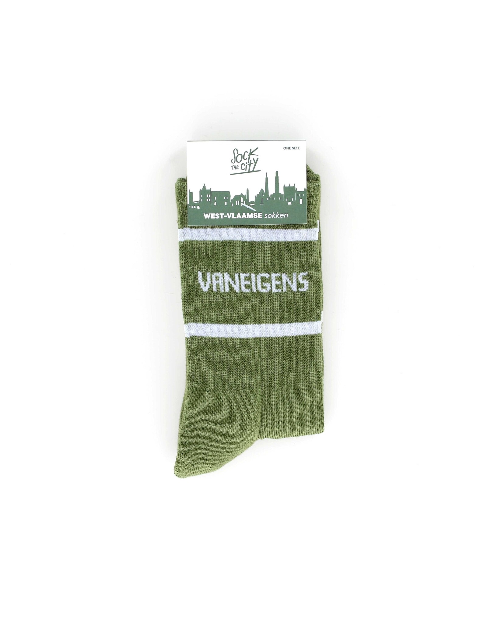 sock the city sportkousen VANEIGENS groen one size