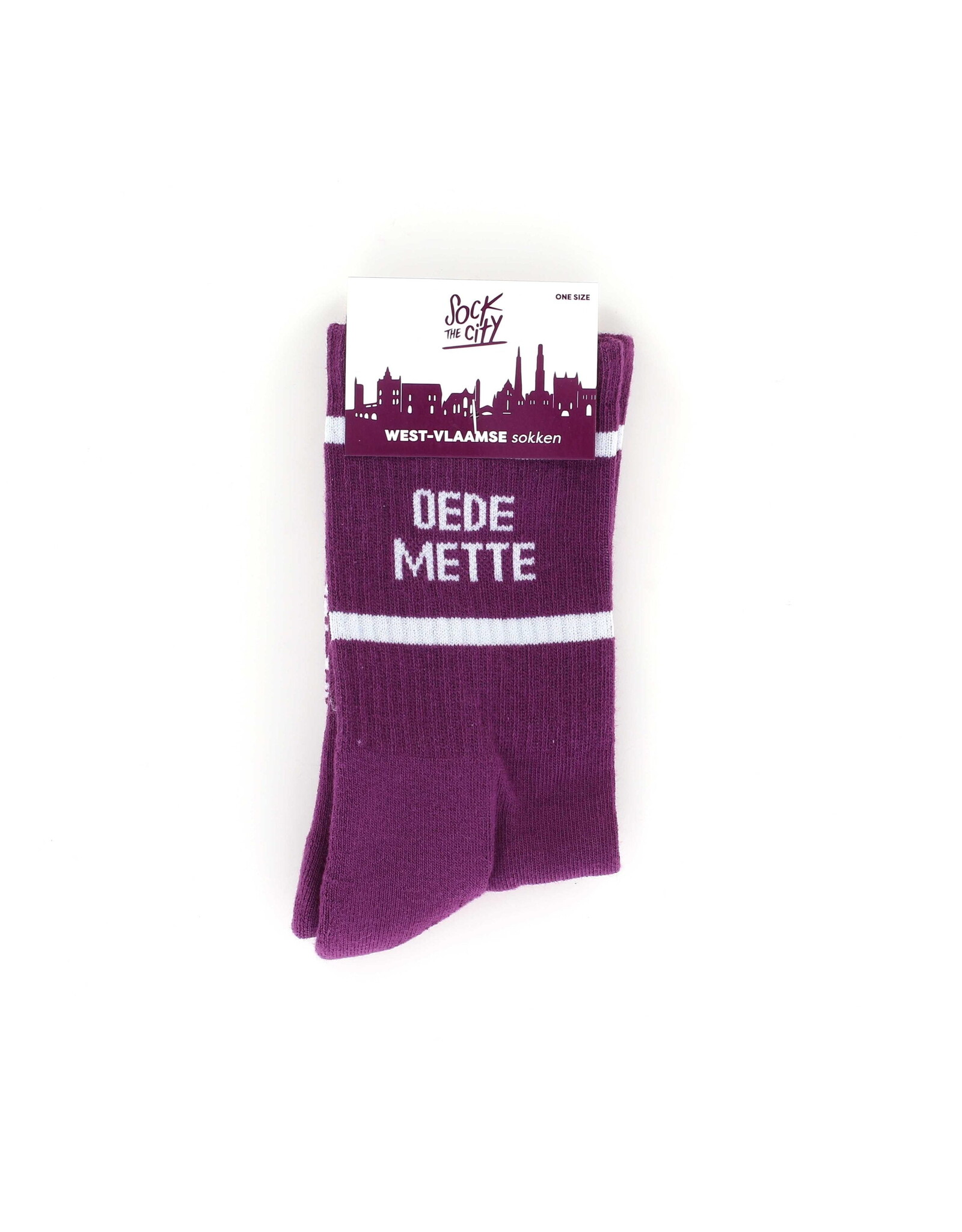 sock the city sportkousen OEDE METTE paars one size