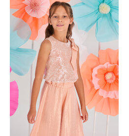 Blue Bay top Wilma abricot