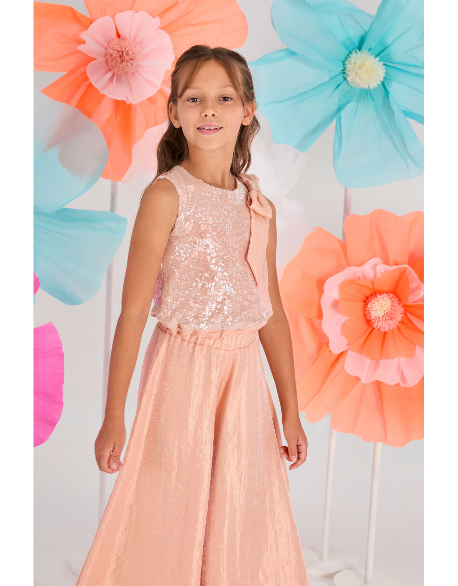 Blue Bay top Wilma abricot