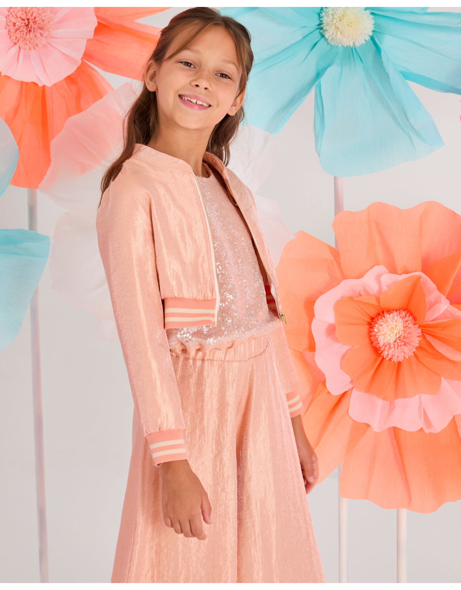 Blue Bay top Wilma abricot