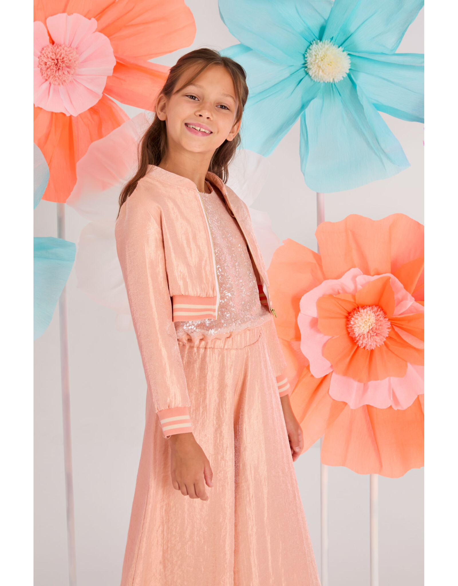 Blue Bay top Wilma abricot