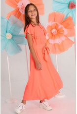 Blue Bay jumpsuit Zita neon oranje