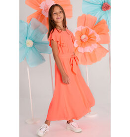 Blue Bay jumpsuit Zita neon oranje