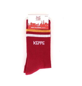 sock the city sportkousen KEPPE rood