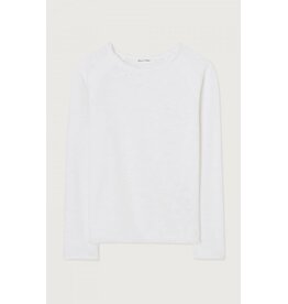 American Vintage t-shirt sonoma wit lange mouw