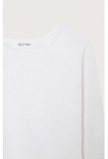 American Vintage t-shirt sonoma wit lange mouw