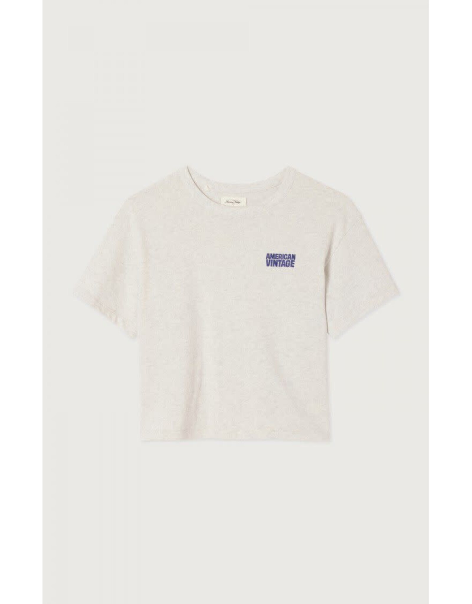 American Vintage t-shirt ykobow arctique chine melange