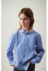 American Vintage hemd zatybay gestreept blauw wit