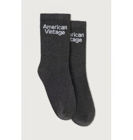 American Vintage sokken  AMV clypsun anthracite chine