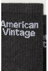 American Vintage sokken  AMV clypsun anthracite chine