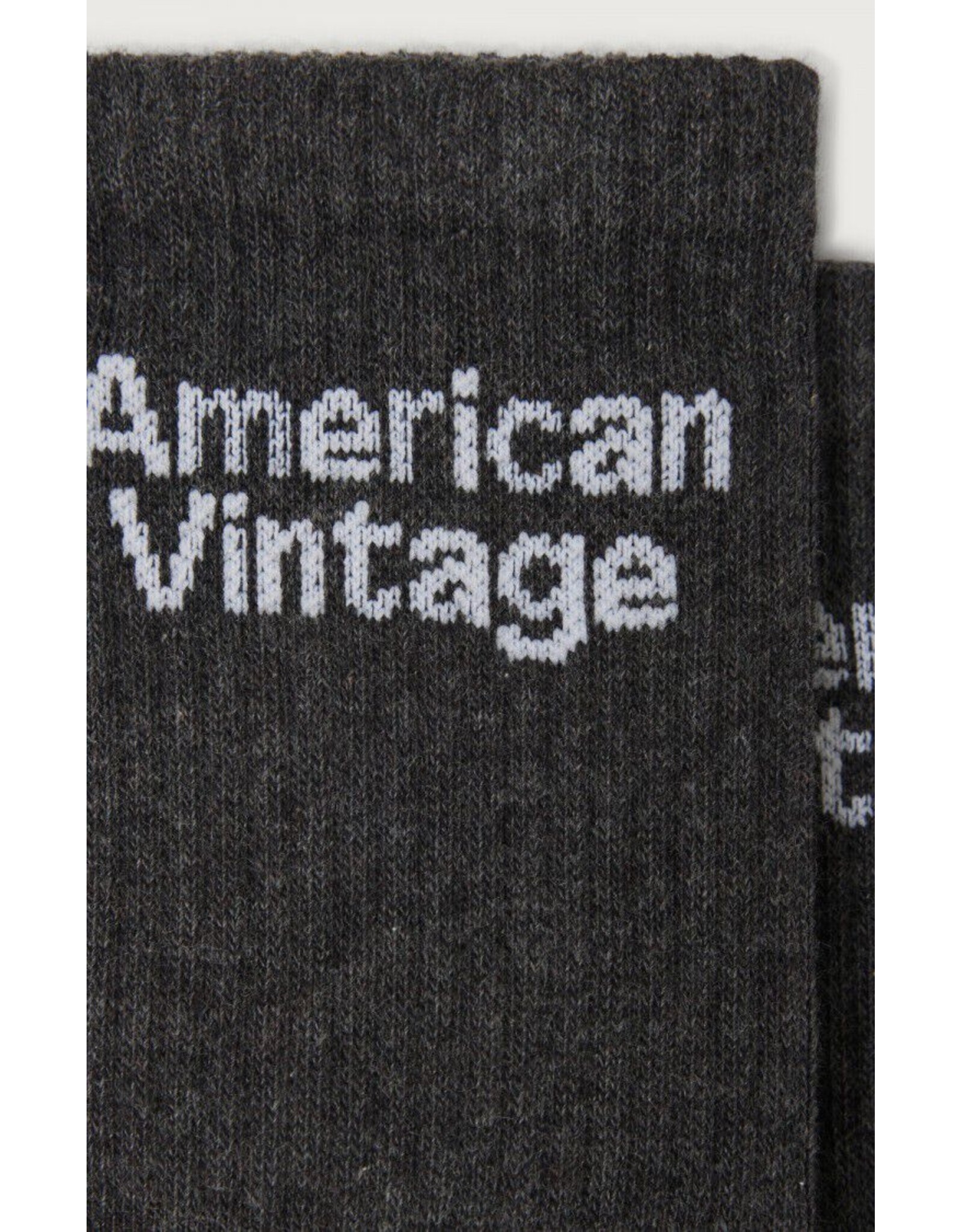 American Vintage sokken  AMV clypsun anthracite chine