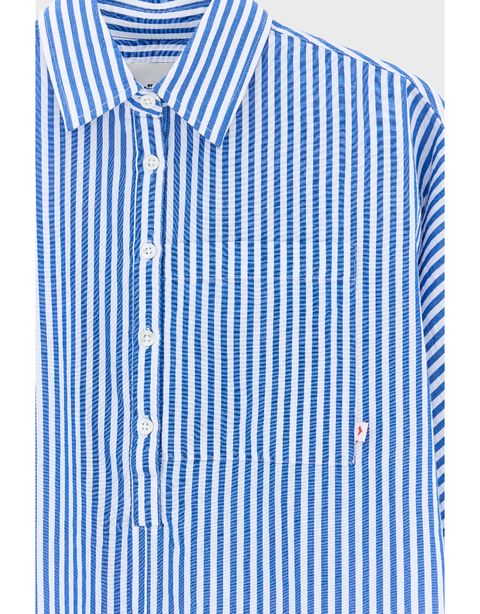 Bellerose blouse kleed Apoloh gestreept blauw