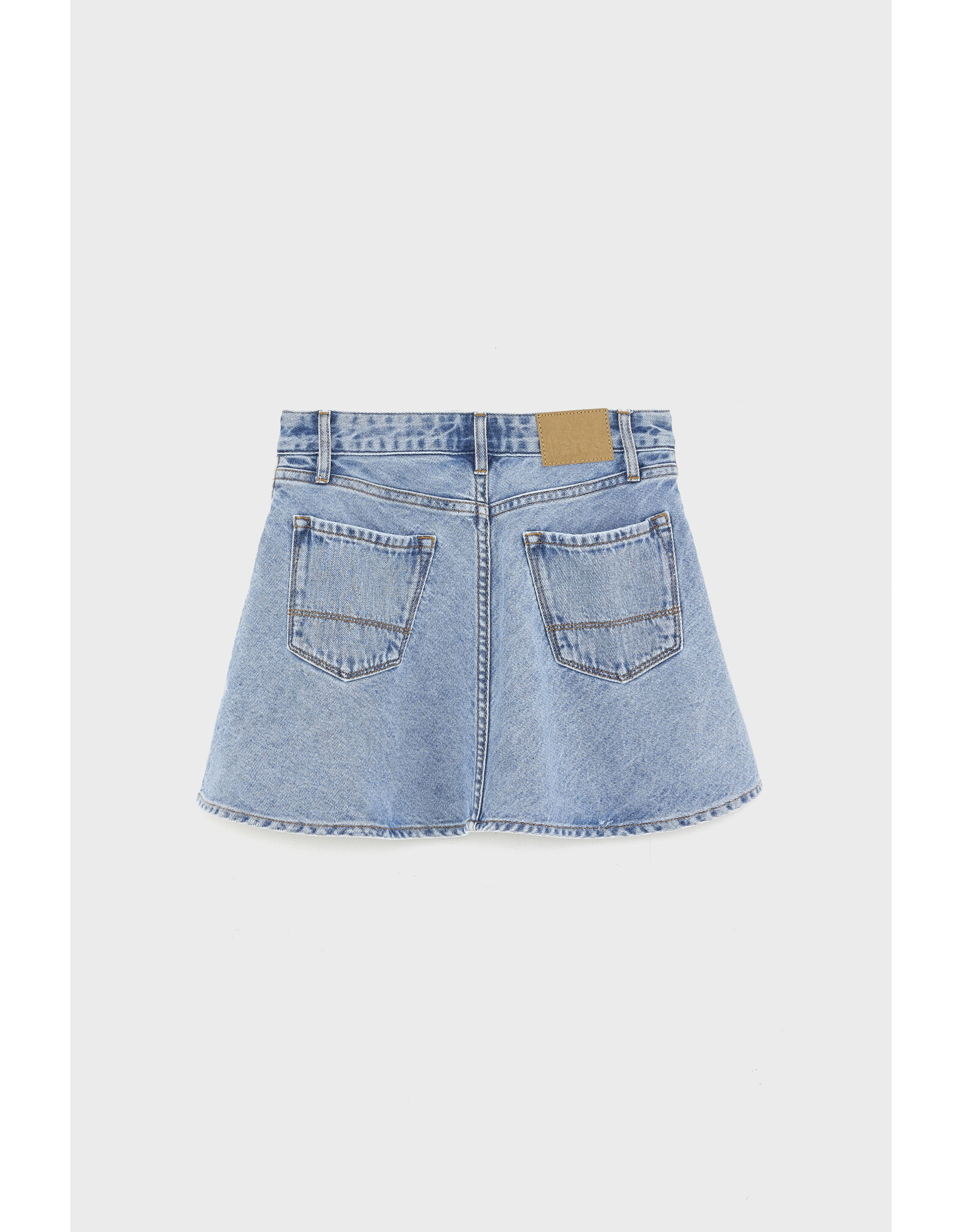 Bellerose rok jeans Pecan mid blue bleach
