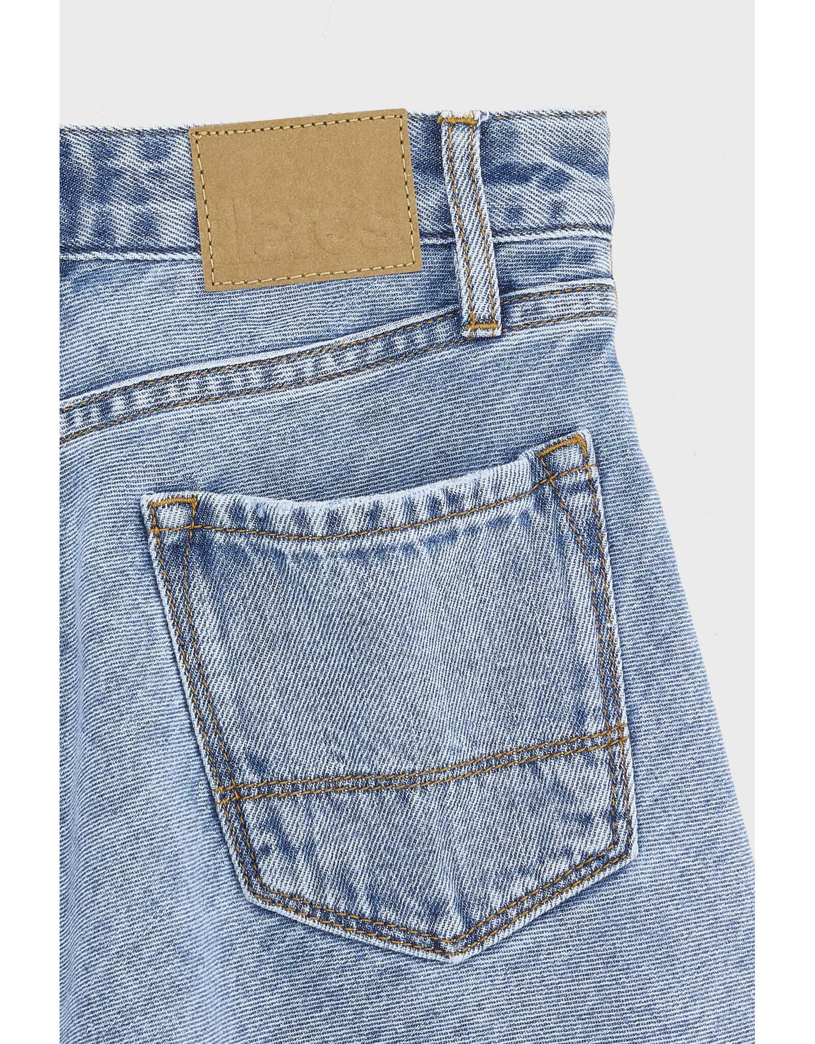 Bellerose rok jeans Pecan mid blue bleach