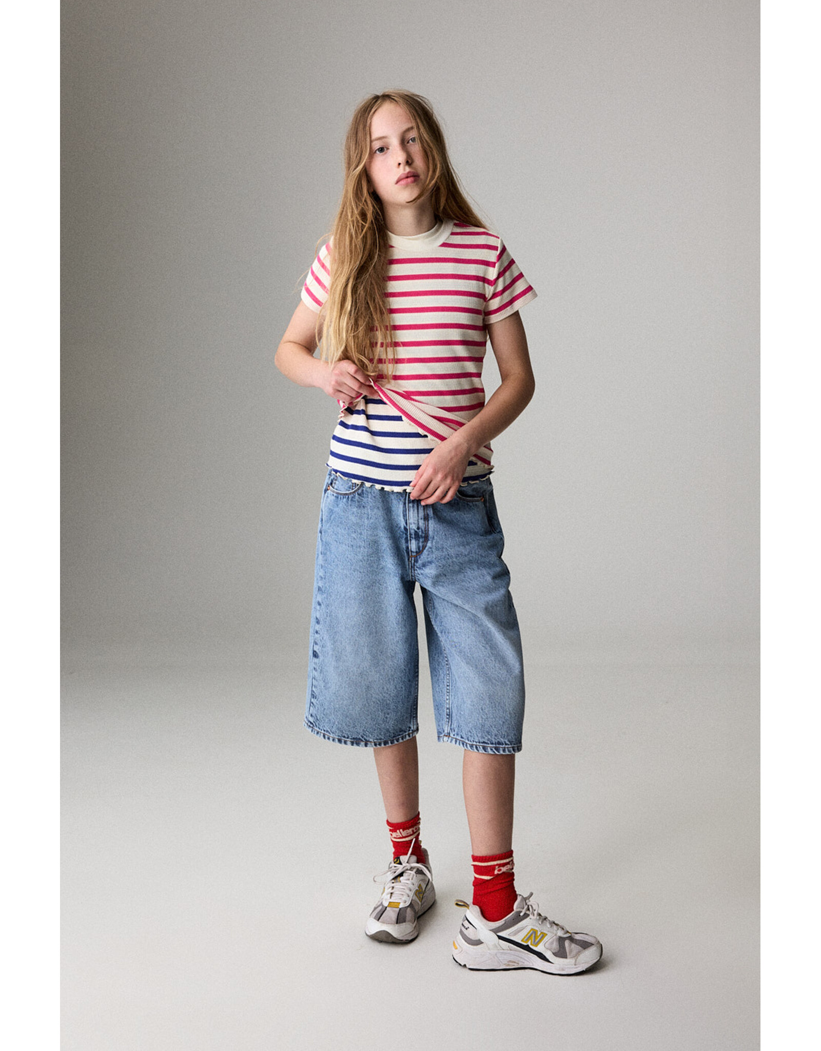 Bellerose bermuda Phebe jeans l.bleu stone