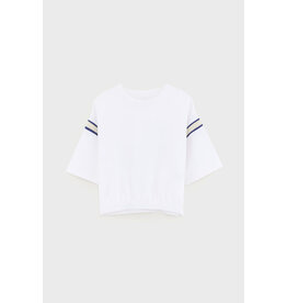 Bellerose T-shirt cropped Casel wit
