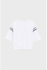 Bellerose T-shirt cropped Casel wit