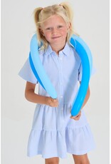 Blue Bay jurk Callie white blue