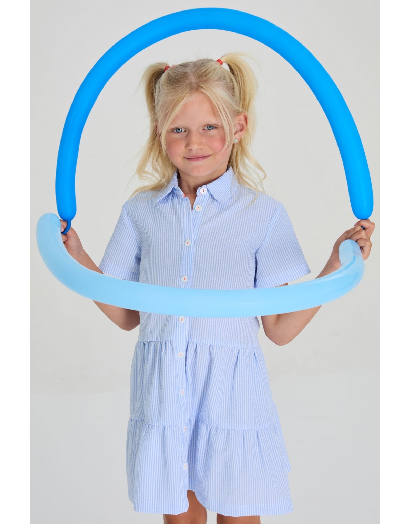 Blue Bay jurk Callie white blue