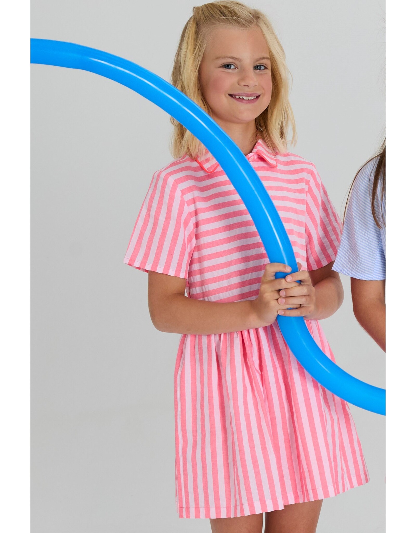 Blue Bay jurk Carmen pink