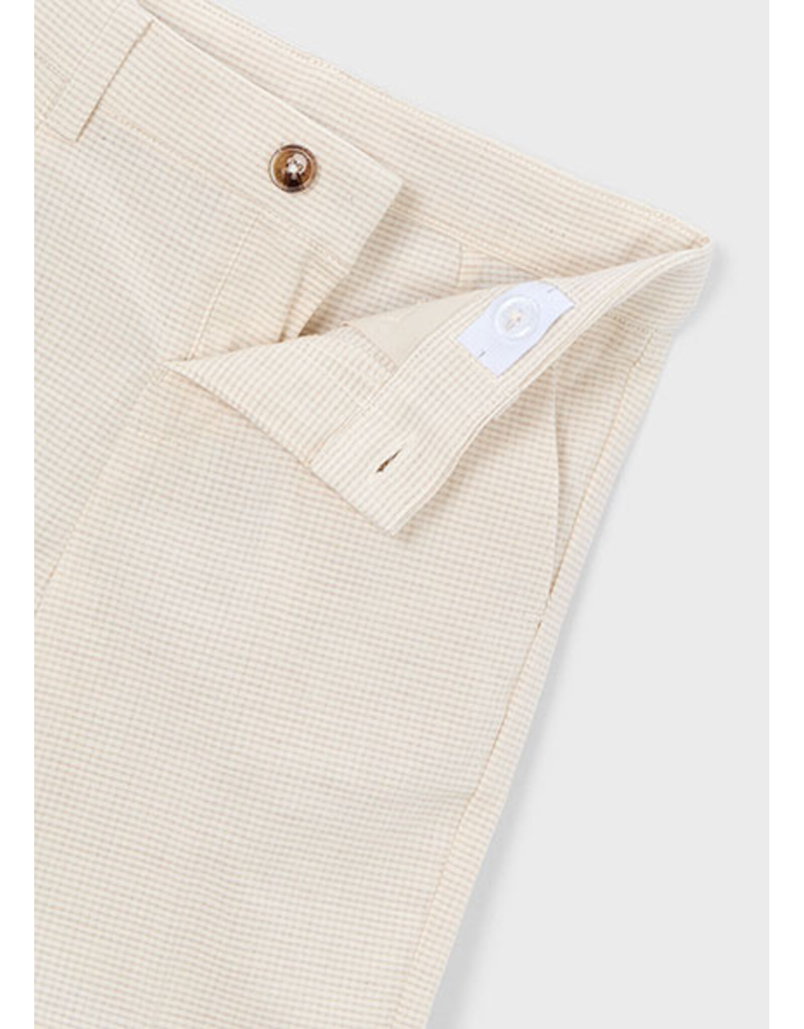 Mayoral bermuda beige ruit