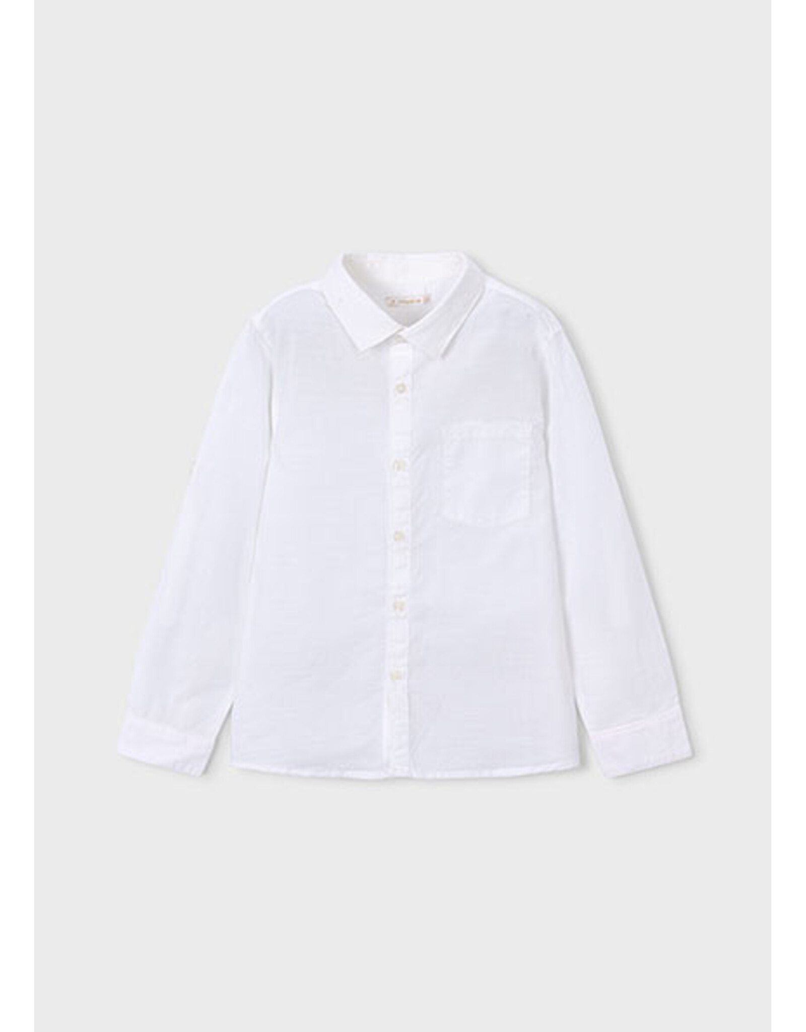 Mayoral hemd wit linnen