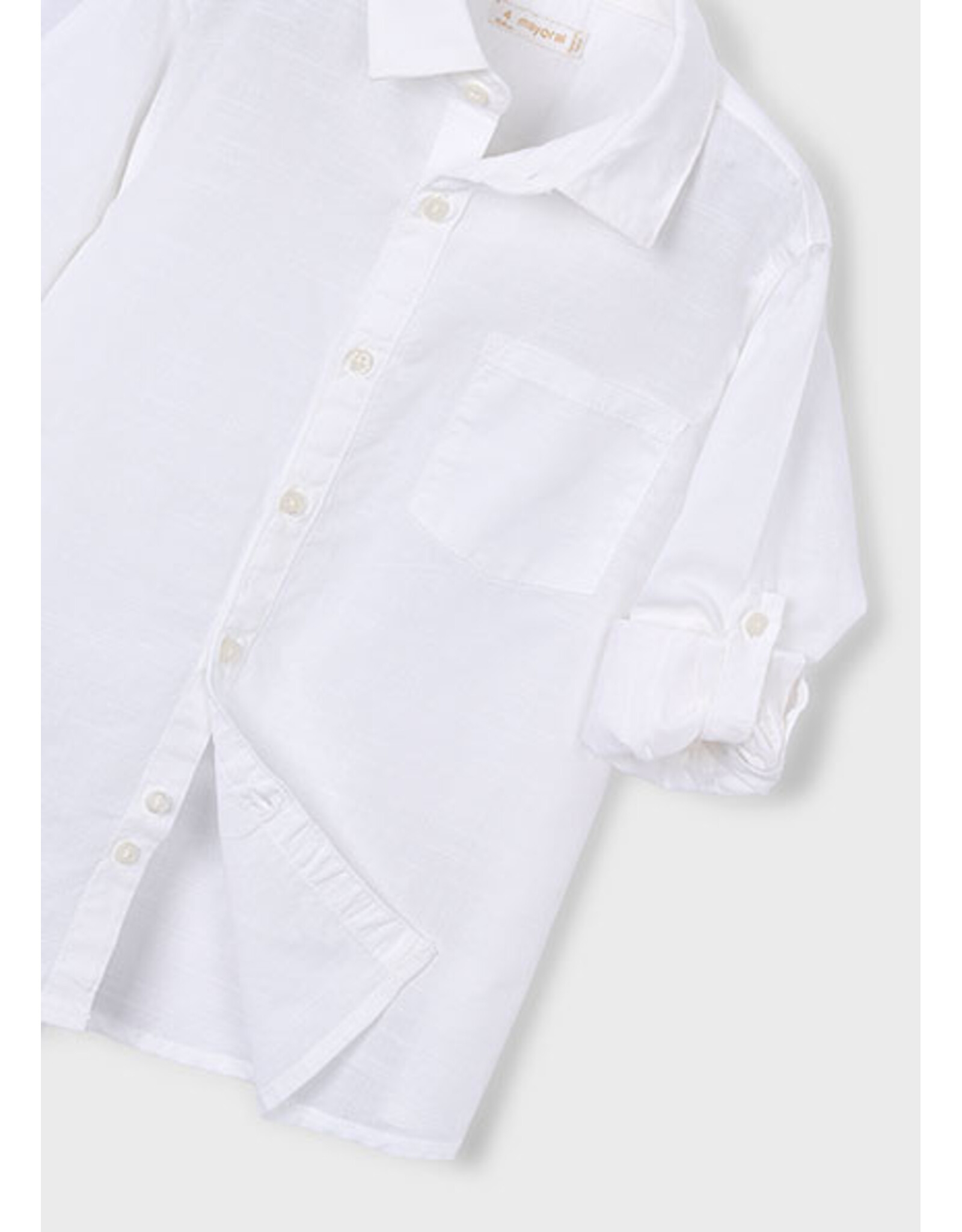Mayoral hemd wit linnen