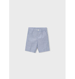 Mayoral bermuda linnen blauw gestreept