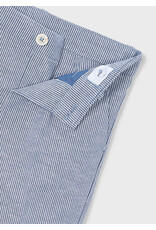 Mayoral bermuda linnen blauw gestreept