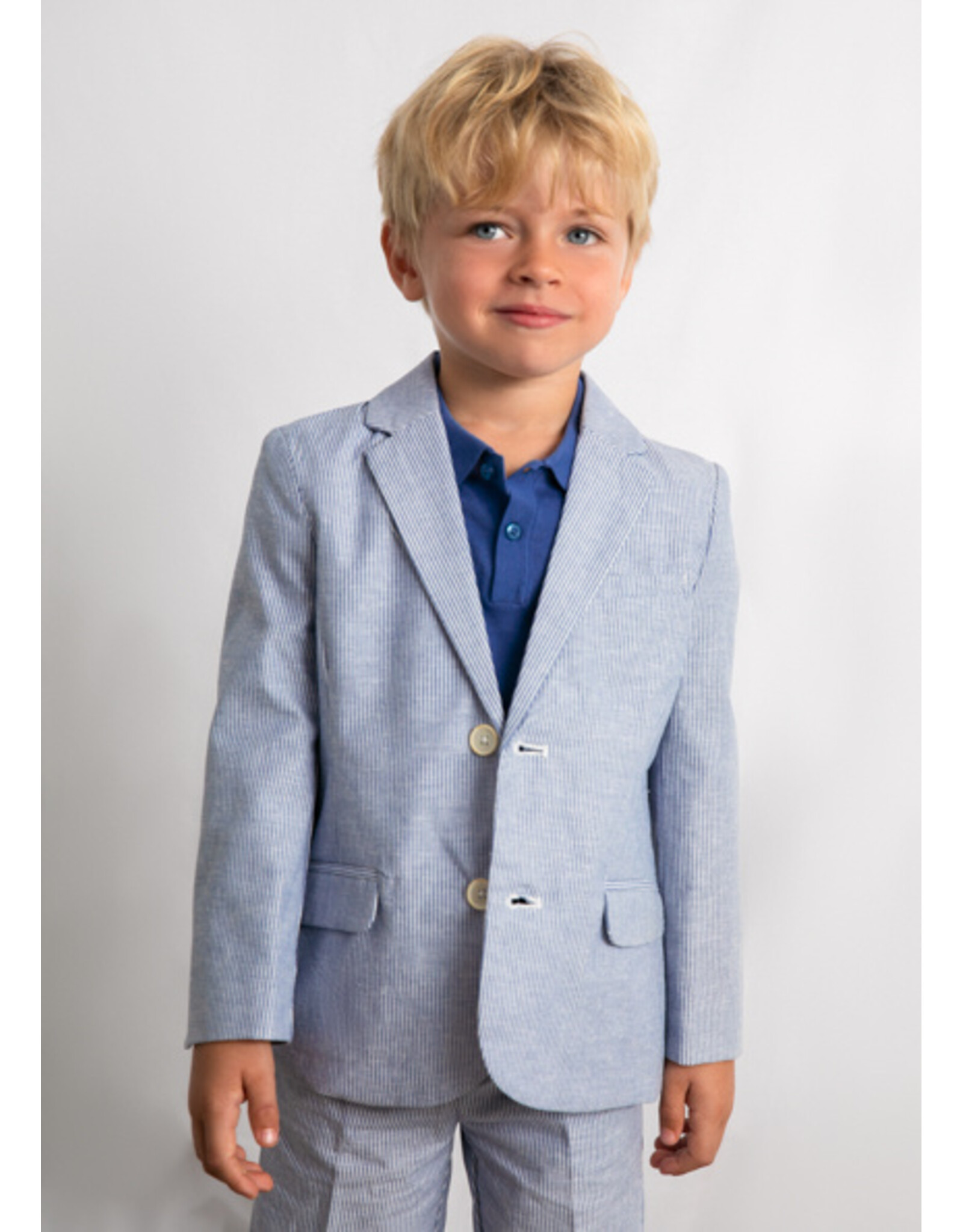 Mayoral blazer blauw gestreept