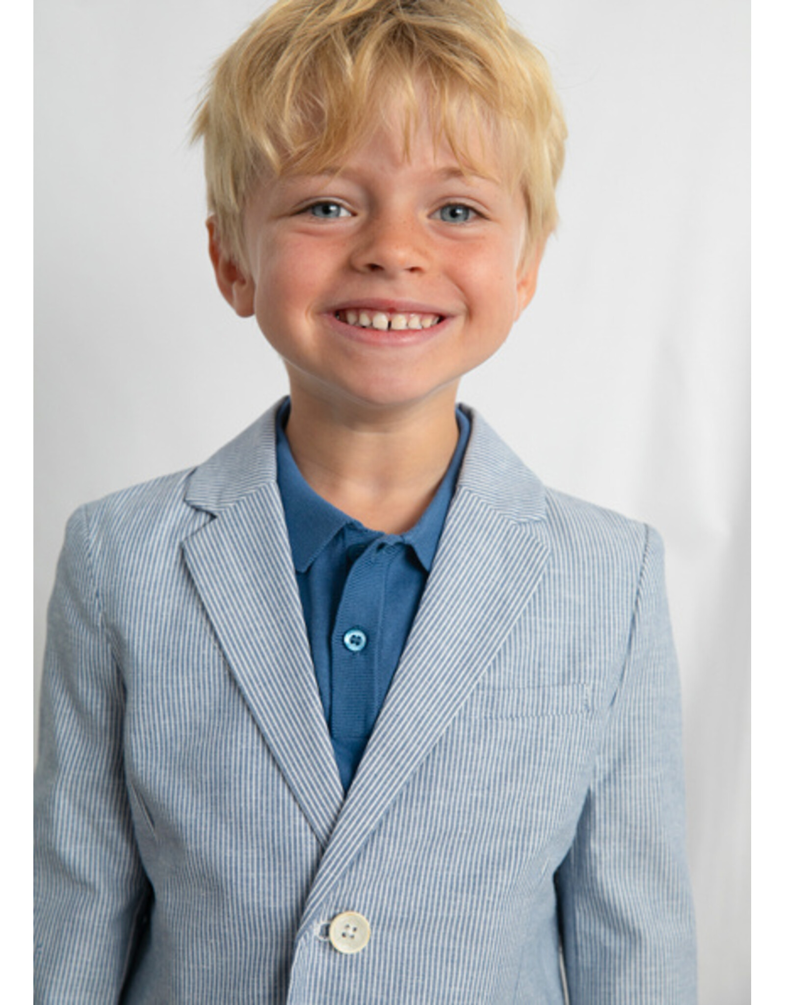 Mayoral blazer blauw gestreept