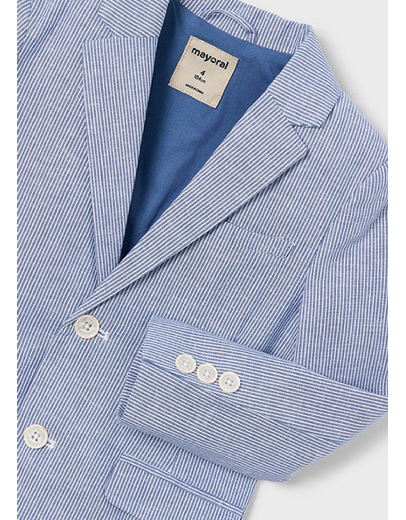Mayoral blazer blauw gestreept