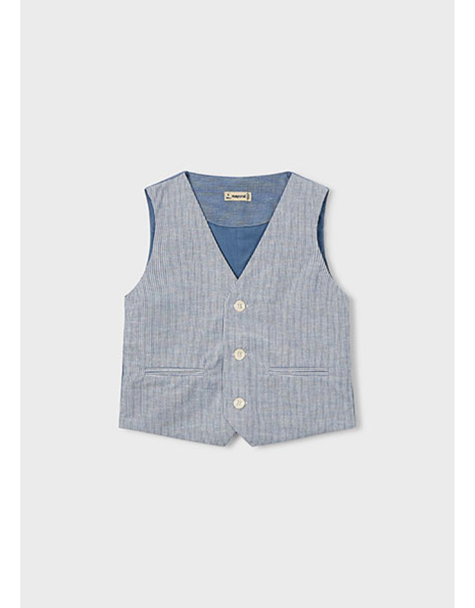 Mayoral spencer jasje blauw gestreept