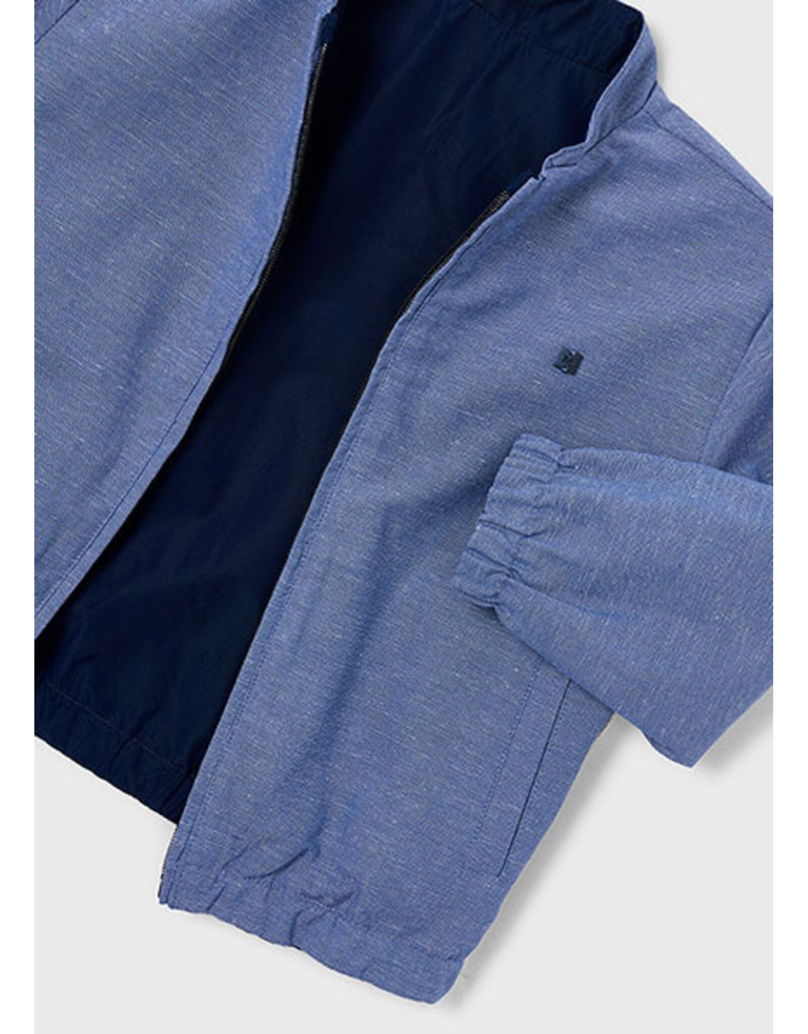 Mayoral bomber jas omkeerbaar blauw