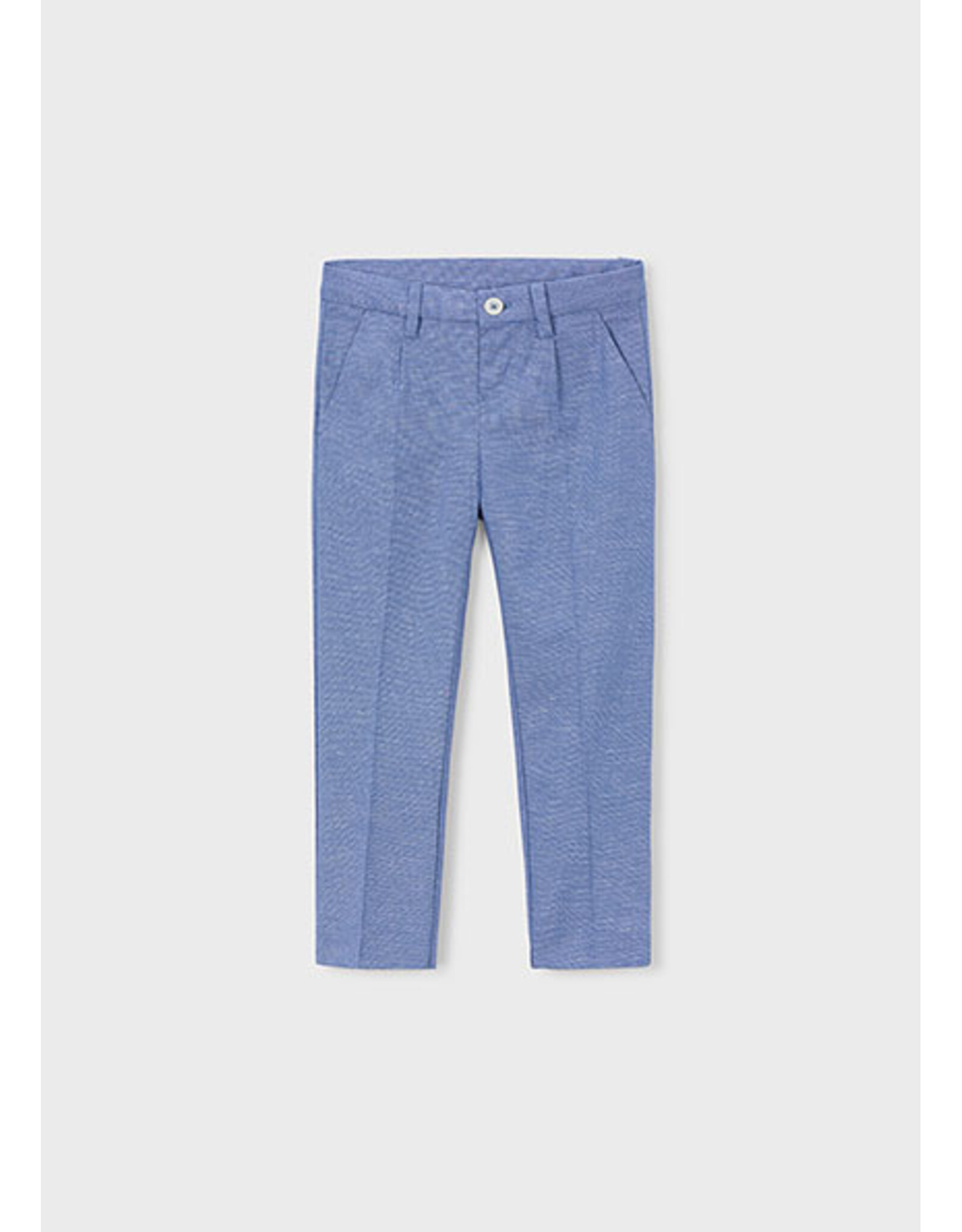 Mayoral broek linnen blauw
